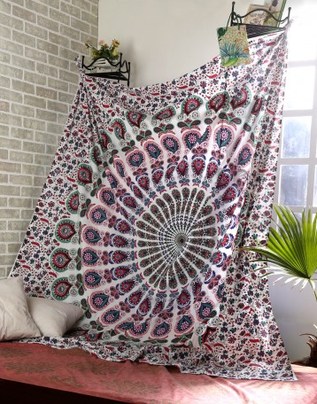 Cotton Mandala Tapestry