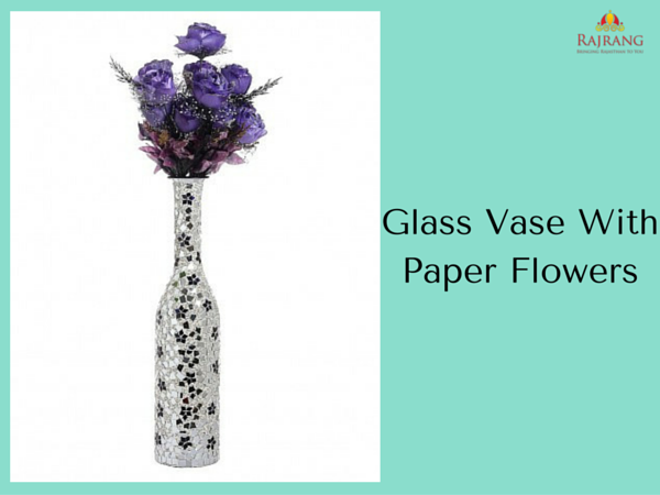 Paper Flowers Vase