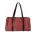Marsala Hand Block Printed Floral Cotton And Durrie Duffel bag