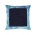 Cotton (40s) Beautiful Abstract Tie Dye Dark Blue Cushion Cover (Single pcs )
