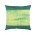 Ethnic Tie Dye Emerald Green Cotton Slub Cushion Cover (Single pcs )