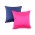 Solid Yarn Dyed Magenta Polydupion Reversible Cushion Cover