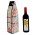 Exclusive White Printed Card Board Paper Wine Bottle Holder