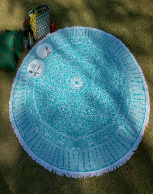 Mandala Indian Round Tapestry Table Cloth Bedsheet Beach Throw Yoga Mat