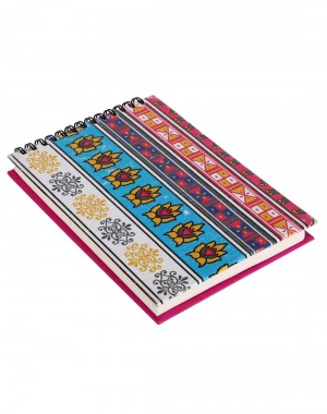 Elephant Printed Multi Color Cardboard Paper Diary