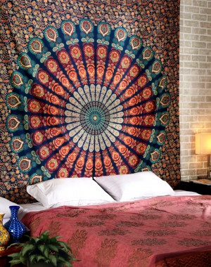 Bohemian Tapestries,Decorative Wall Hanging, Mandala Tapestry